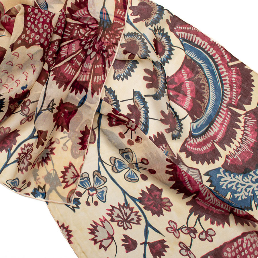 Palampore Chiffon Scarf - Detail