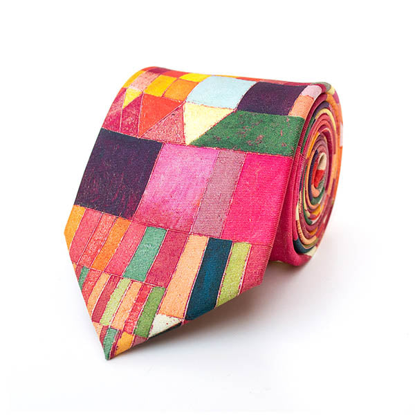 Paul Klee Castle & Sun Silk Tie