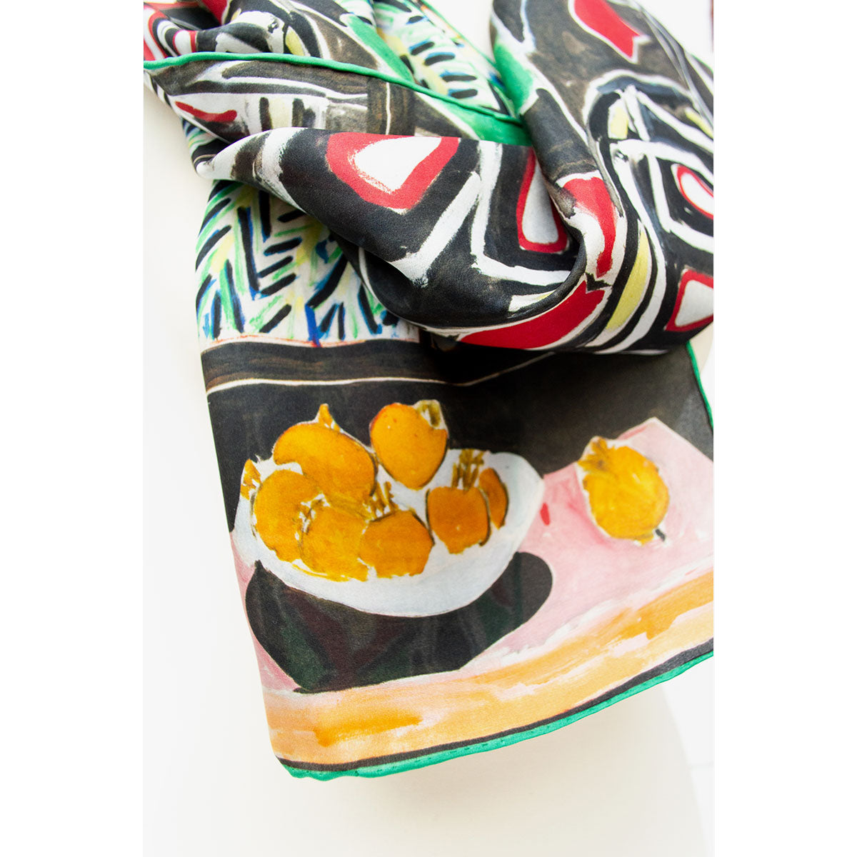 Matisse Egyptian Curtain Silk Habotai Scarf - Detail 3