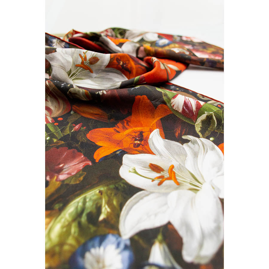 Rachel Ruysch Silk Habotai Scarf - Detail 2