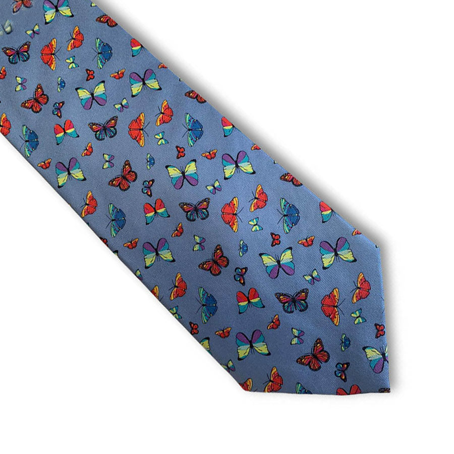 Butterflies Silk Tie