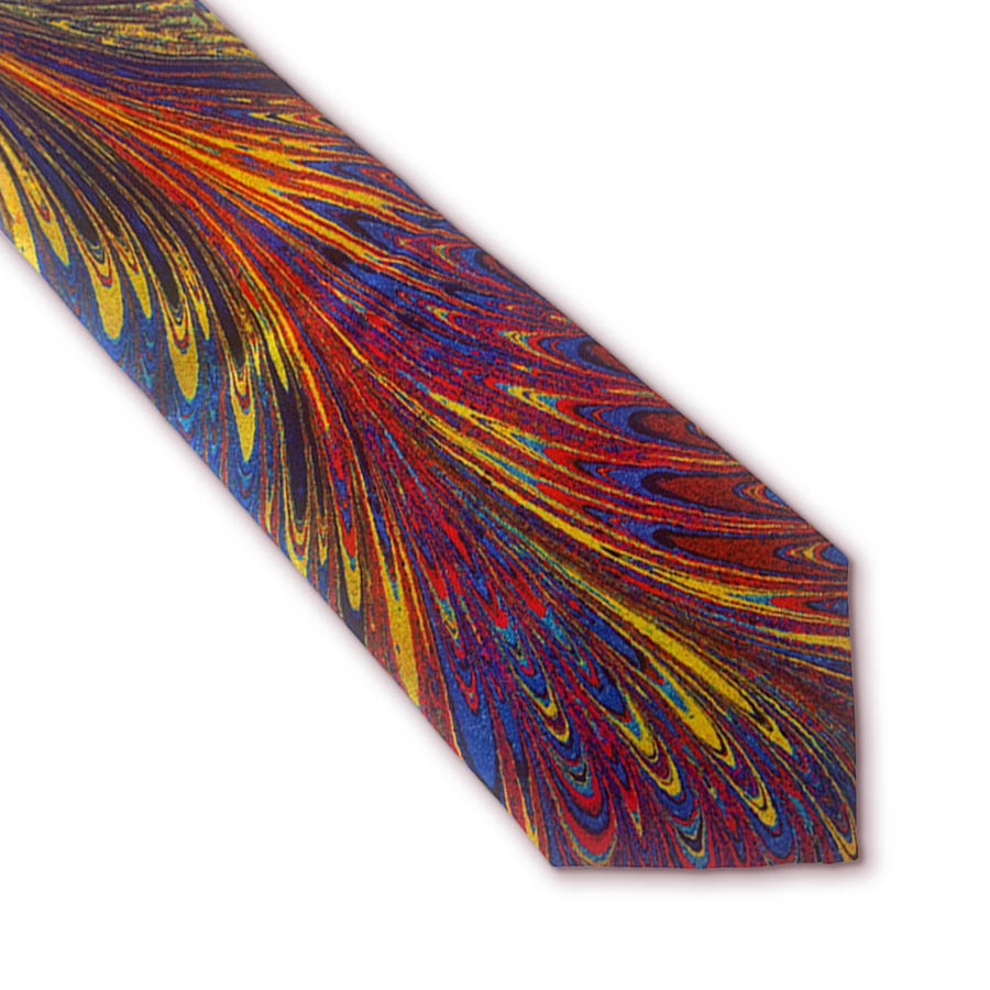 Bright Marble Silk Tie