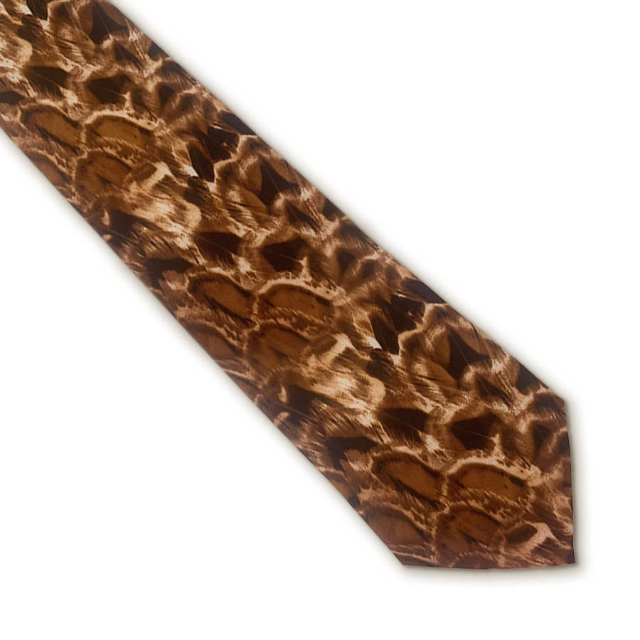 Pheasant Feathers Silk Tie