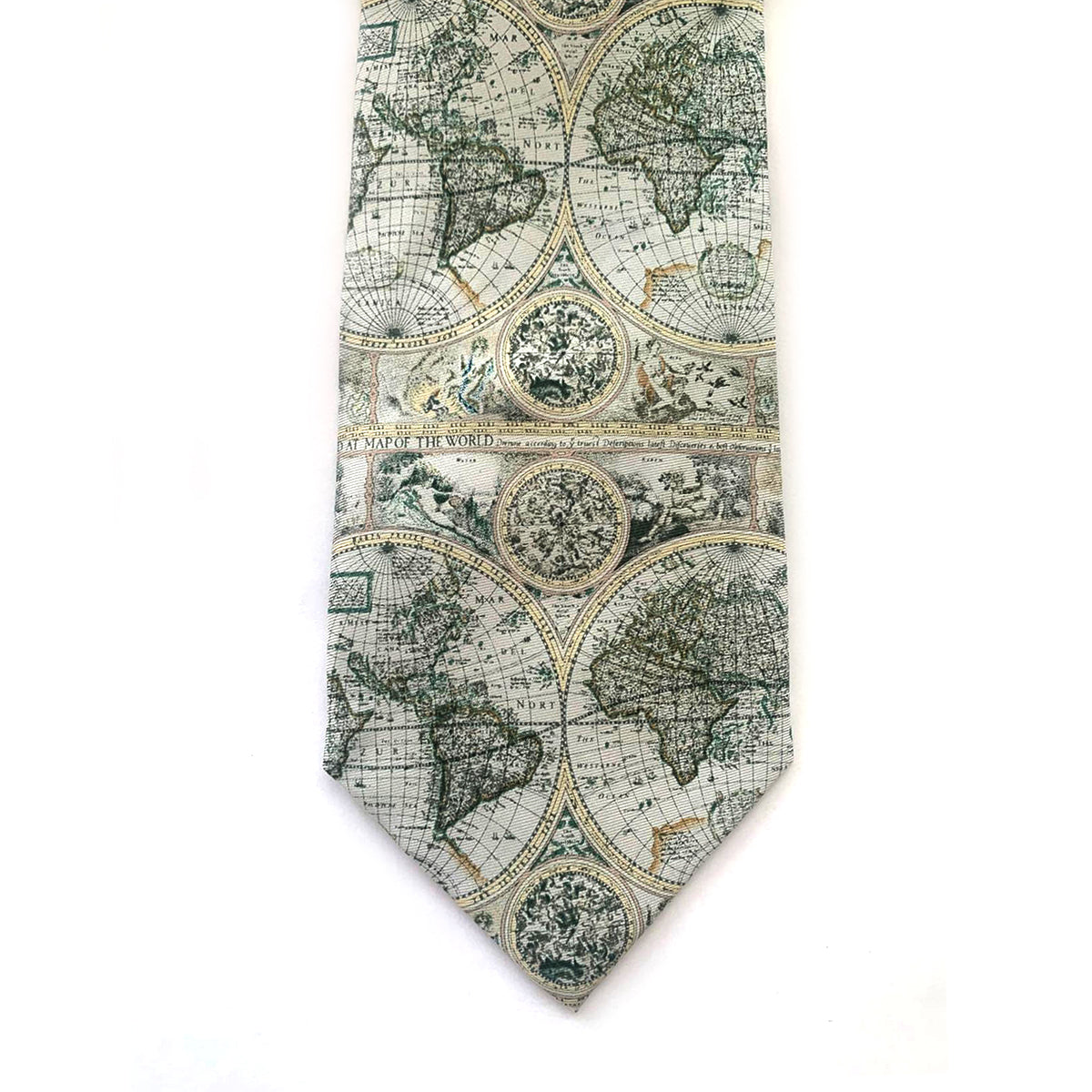 Map of the World Silk Tie