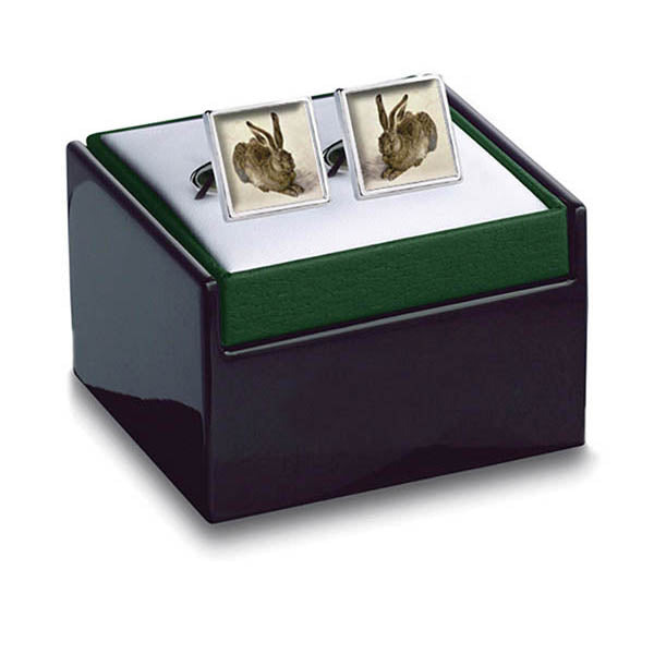 Durer Hare Cuff Links in box
