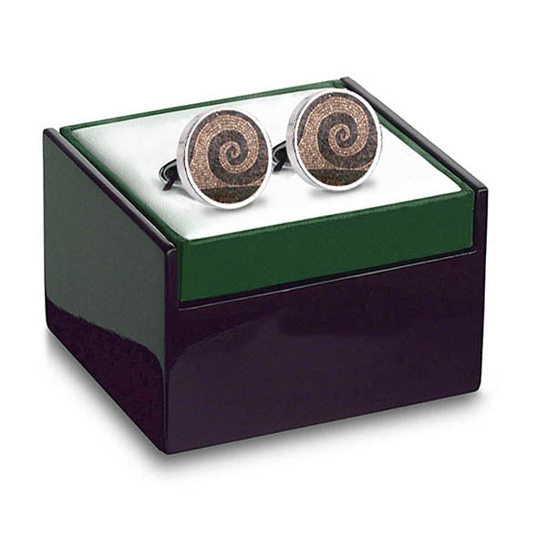 Roman Mosaic Cuff Links - boxed