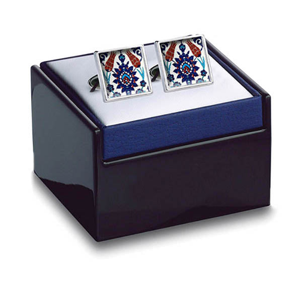 Islamic Starburst Cuff Links in box
