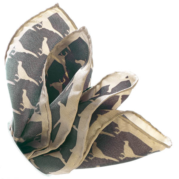 Pheasant Pocket Square