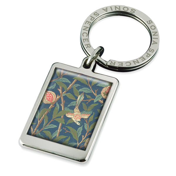 Morris Blue Fruit Keyring