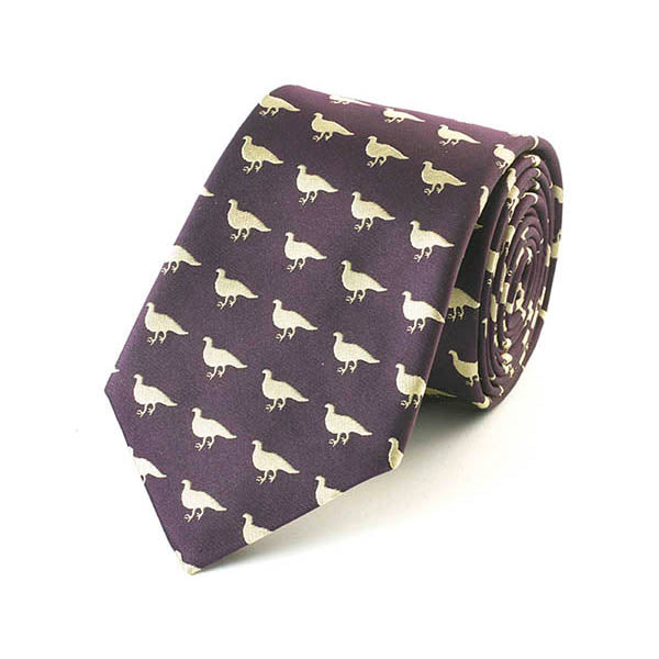 Grouse Silk Tie