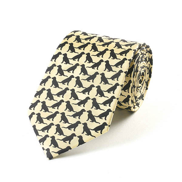 Labrador Lemon Silk Tie