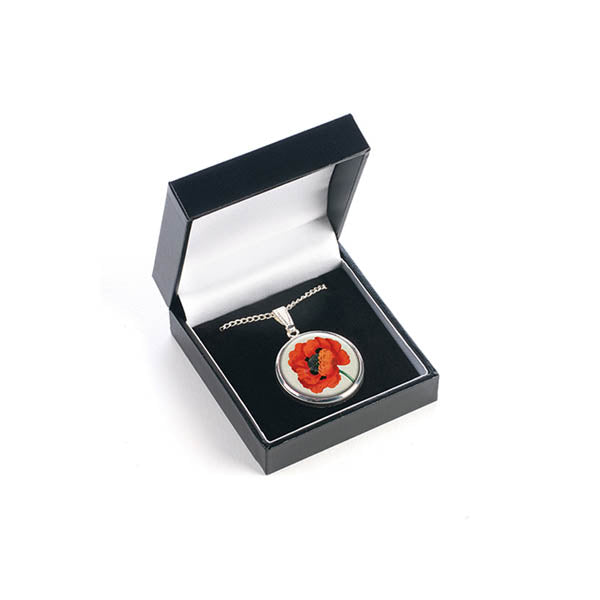 Remembrance Poppy Pendant - boxed