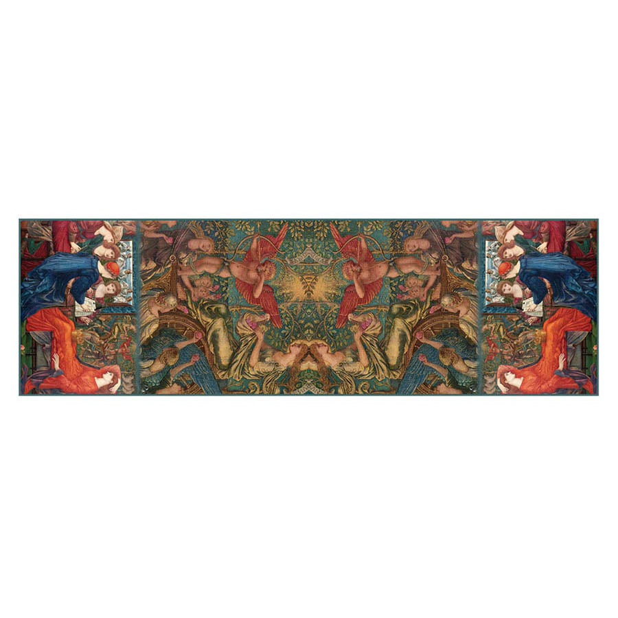 Burne Jones Laus Veneris Chiffon Scarf Flat
