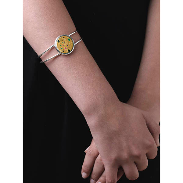 Klimt Gold Bangle - worn