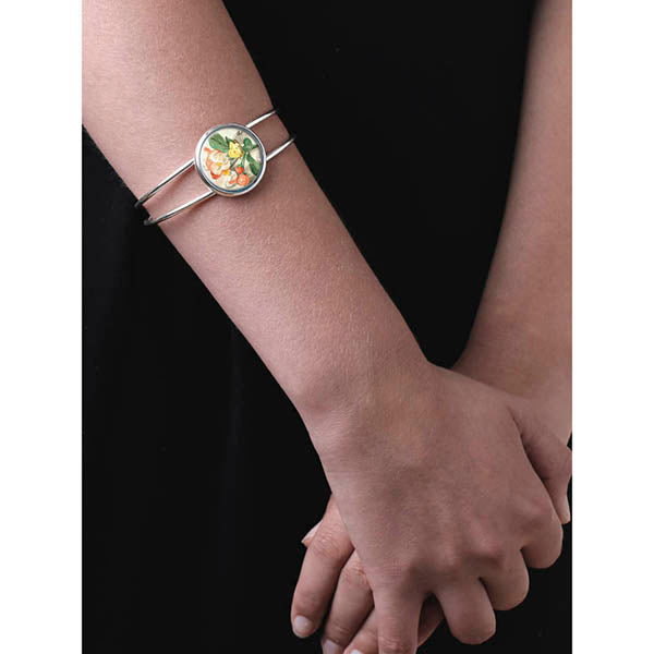 Van Kessel Butterfly Bangle - worn