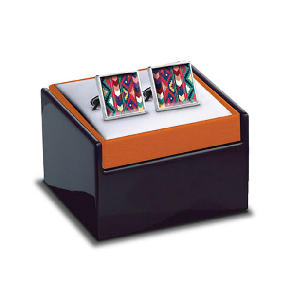 Aztec Cuff Links in box
