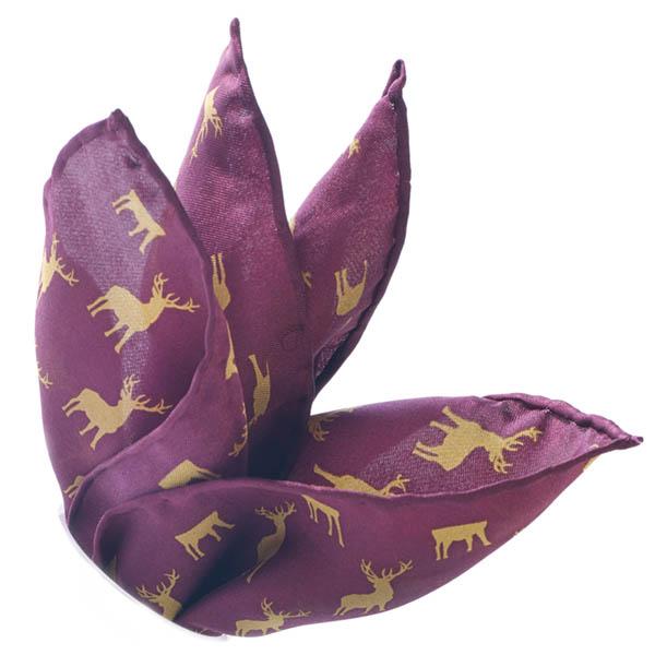 Stag Pocket Square