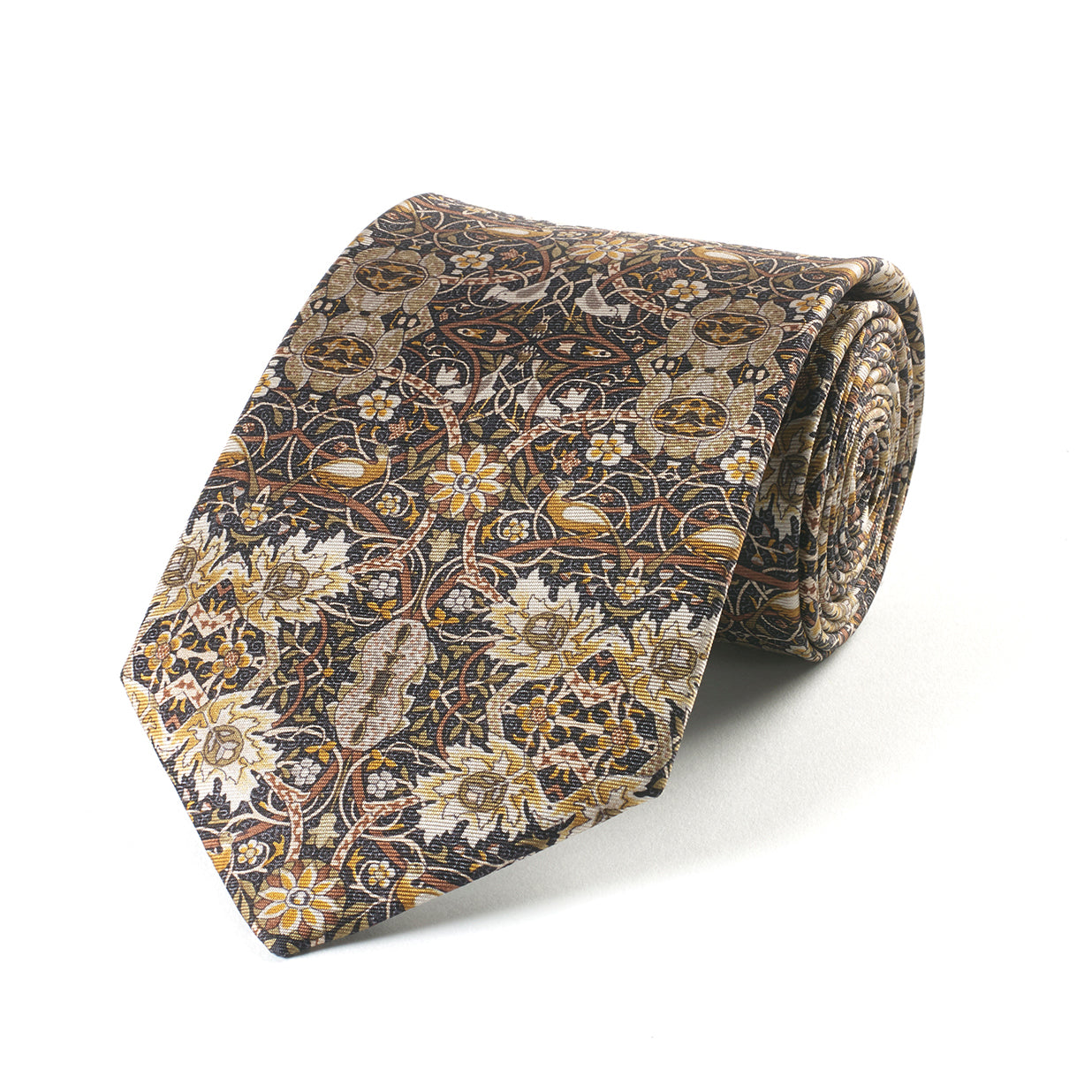 Morris Birds Silk Tie