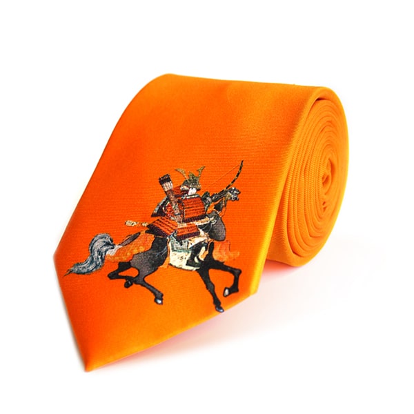 Japanese Samurai Silk Tie