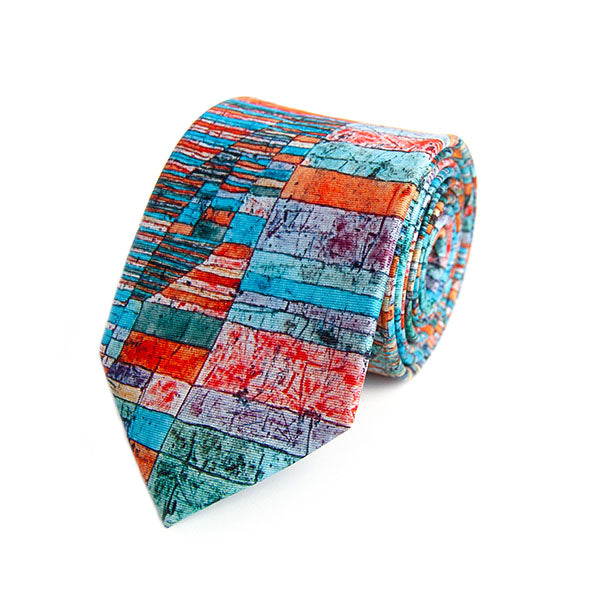 Paul Klee Roads Silk Tie