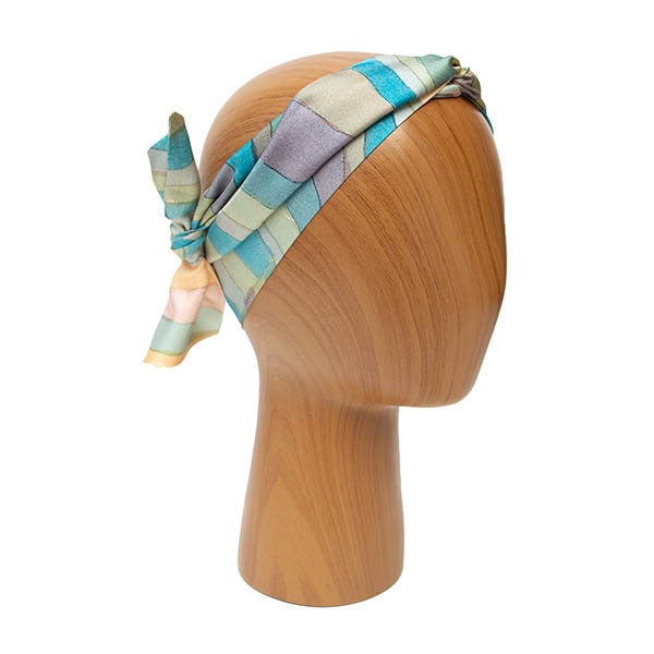 Paul Klee Step Coast Skinny Silk Scarf - Style 3