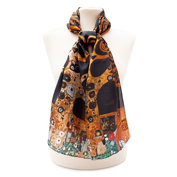 Klimt Tree of Life Habotai Scarf