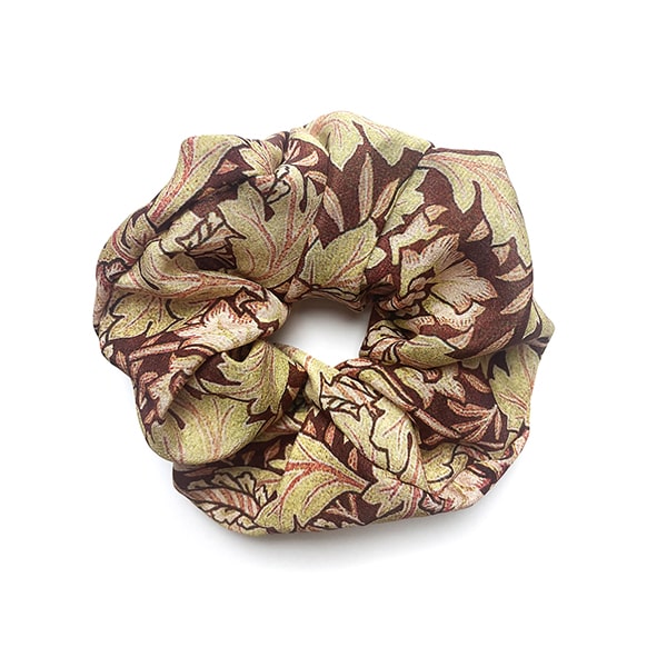 Morris Acanthus Silk Scrunchie