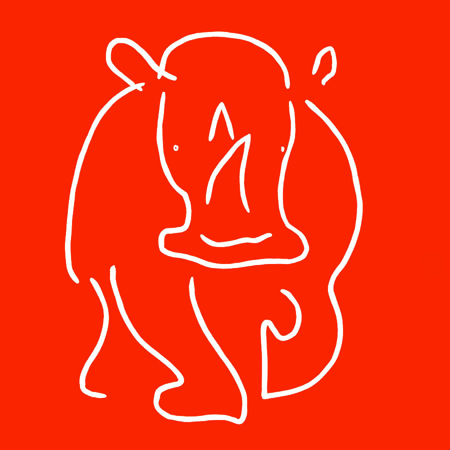 The Jane Bristowe Rhino Silk Square Flat