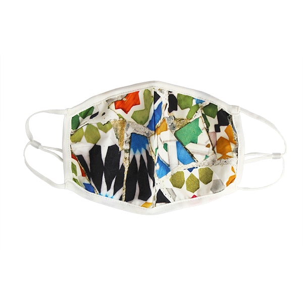 Gaudi Mosaic Face Mask - Front