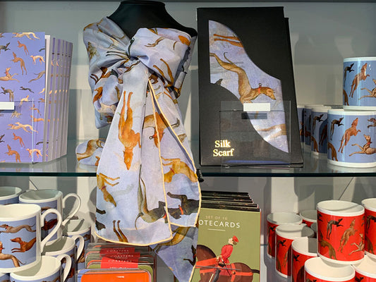 Fox & Chave Scarves at the Ashmolean Museum