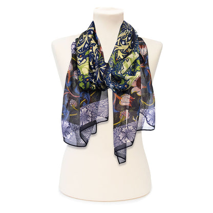 Morris Seaweed Chiffon Scarf