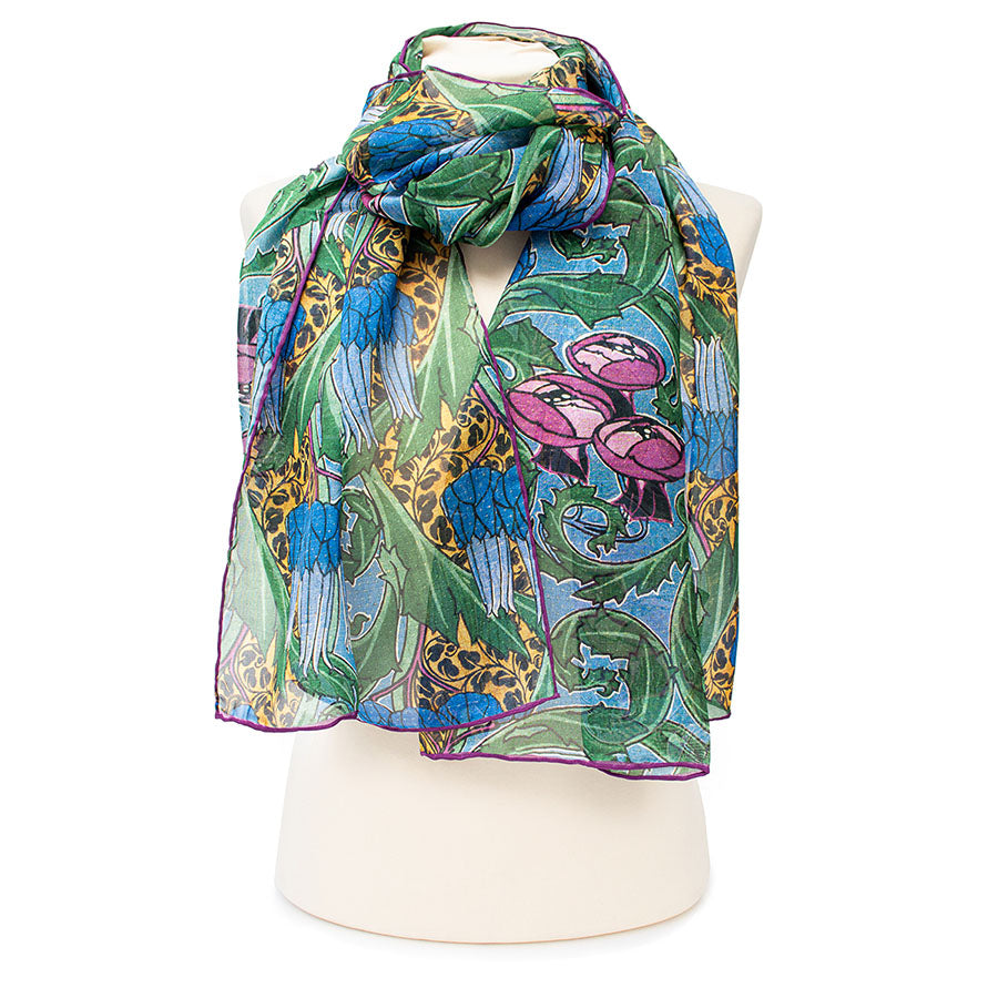 Napier Thistle Chiffon Scarf
