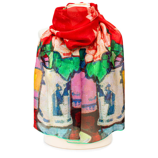 Peploe Roses Chiffon Scarf - Style 01