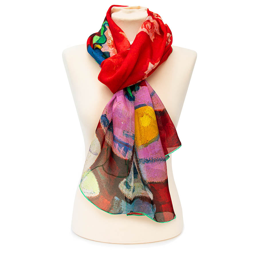 Peploe Roses Chiffon Scarf - Style 02