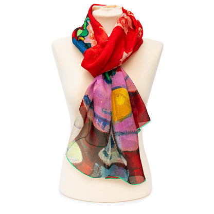Peploe Roses Chiffon Scarf - Style 02