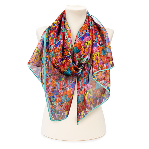 Klimt Eugenia Chiffon Scarf