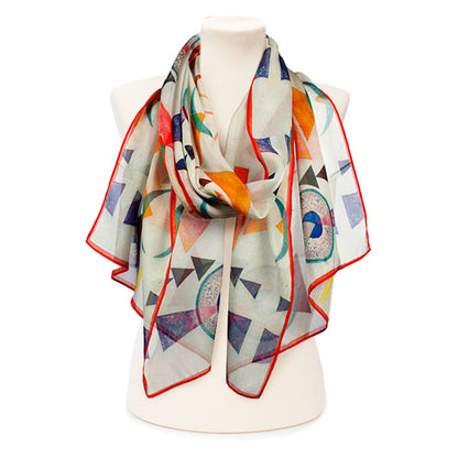 Kandinsky Weiches Hart Chiffon Scarf