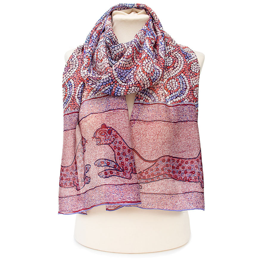 LONG SILK CRINKLE CHIFFON SCARF NOBLE ENDEAVOURS main image 1