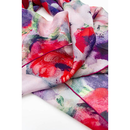 Matisse Anemones Silk Chiffon Scarf - Detail 2