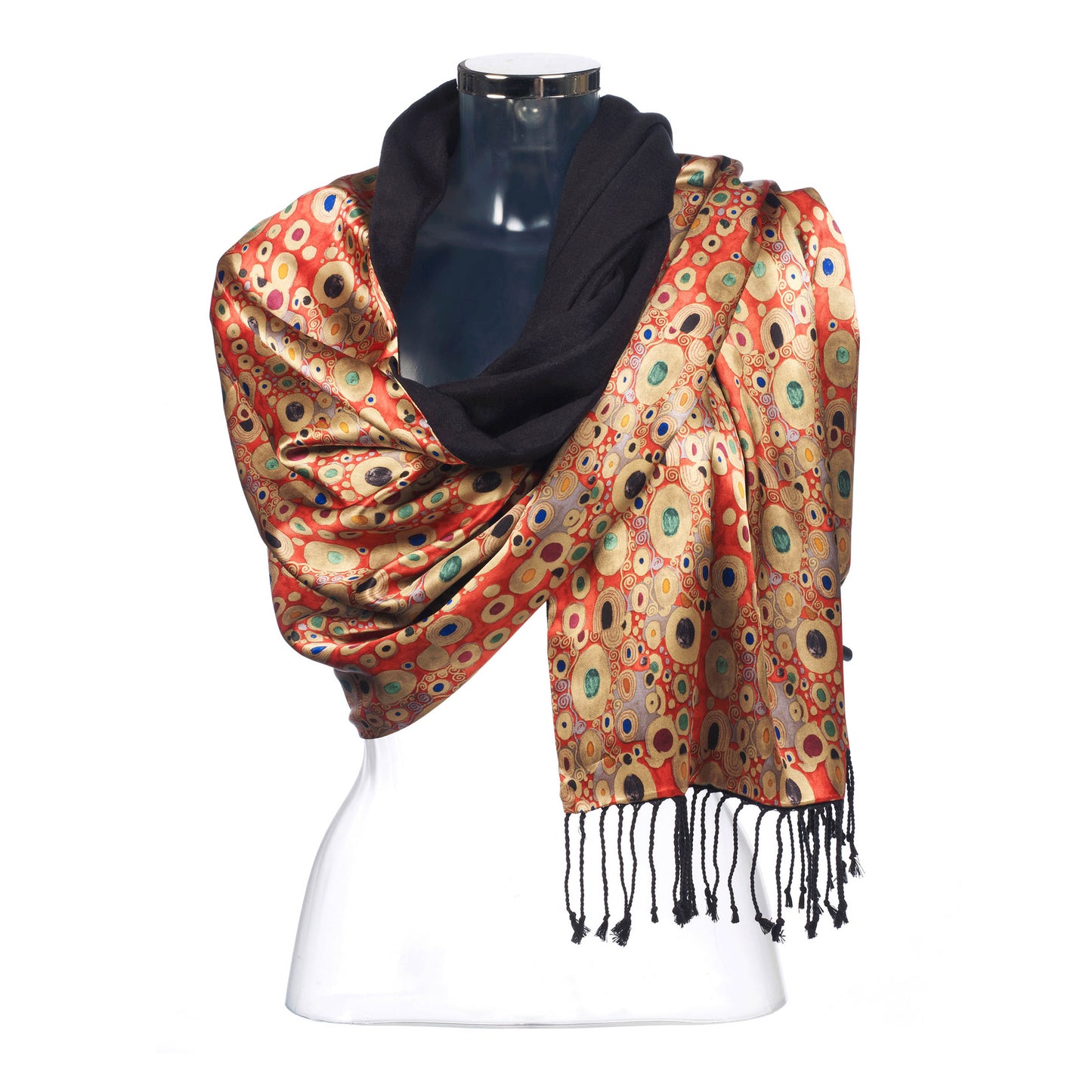 Klimt Red Poshmina Stole