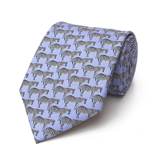 Zebras Silk Tie