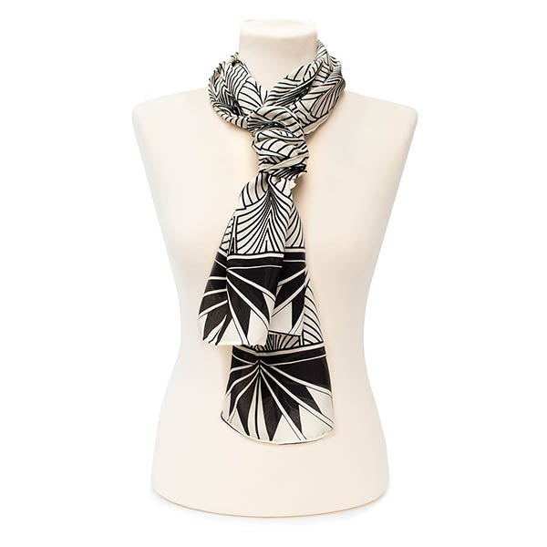 Deco New York Crêpe de Chine Scarf -Style 2