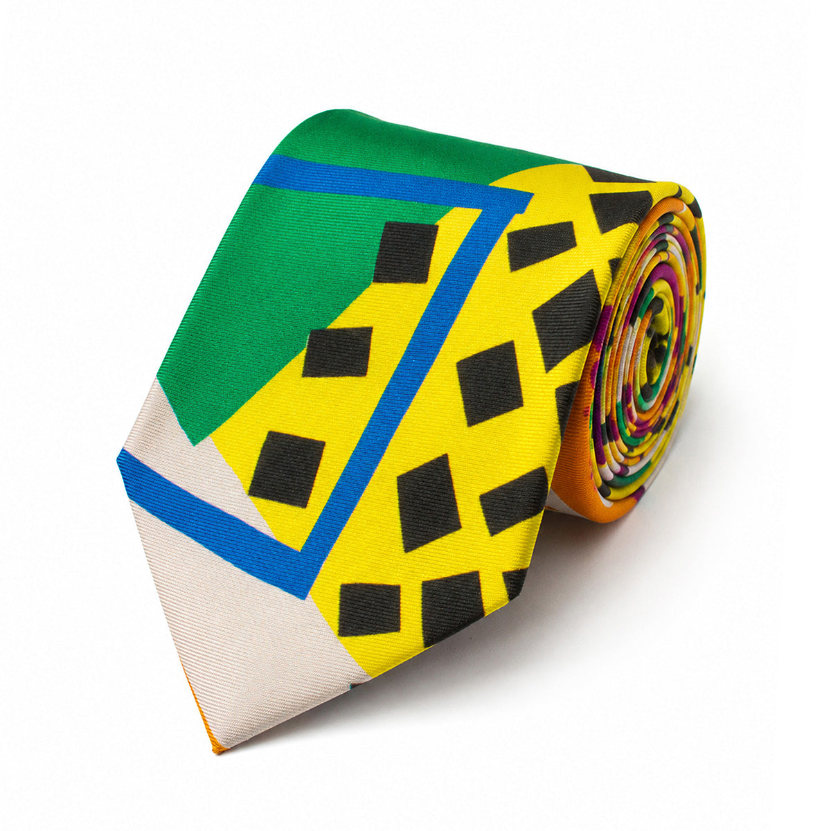 Matisse Orange Silk Tie