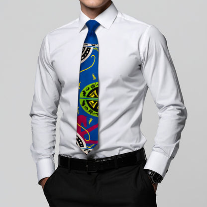 Matisse Horse Silk Tie - With Model