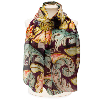 Renaissance Jewel Silk Habotai Scarf