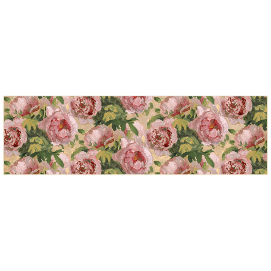 Pissarro Peonies Silk Habotai Scarf - flat artwork