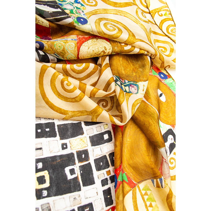 Klimt Fulfilment Habotai Scarf - Detail 3