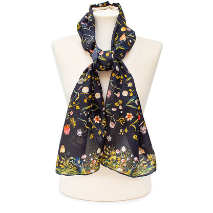 17th Century Carpet Silk Habotai Scarf