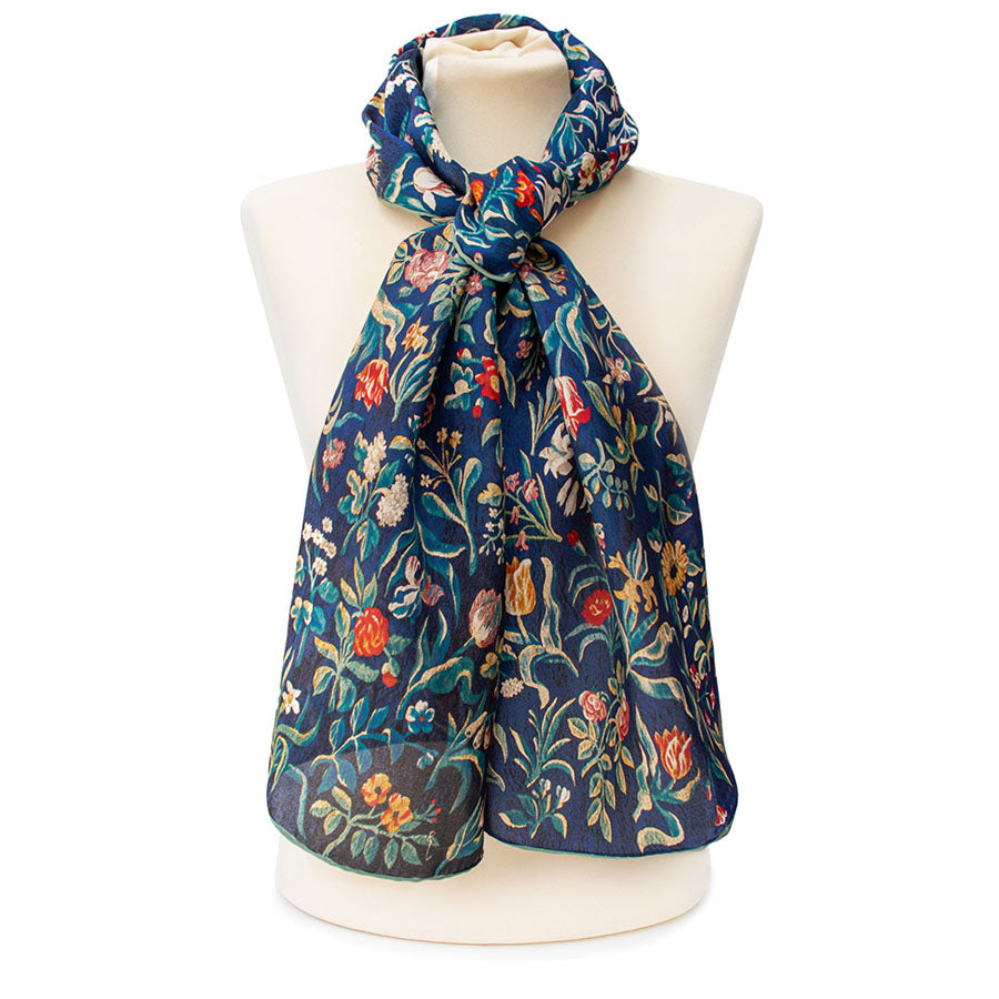 Dutch Tapestry Silk Habotai Scarf