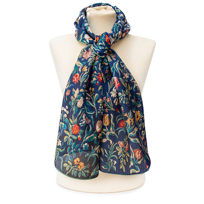 Dutch Tapestry Silk Habotai Scarf